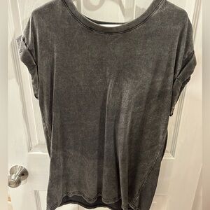 Forever 21. Women’s Medium. Washed black, t-shirt.